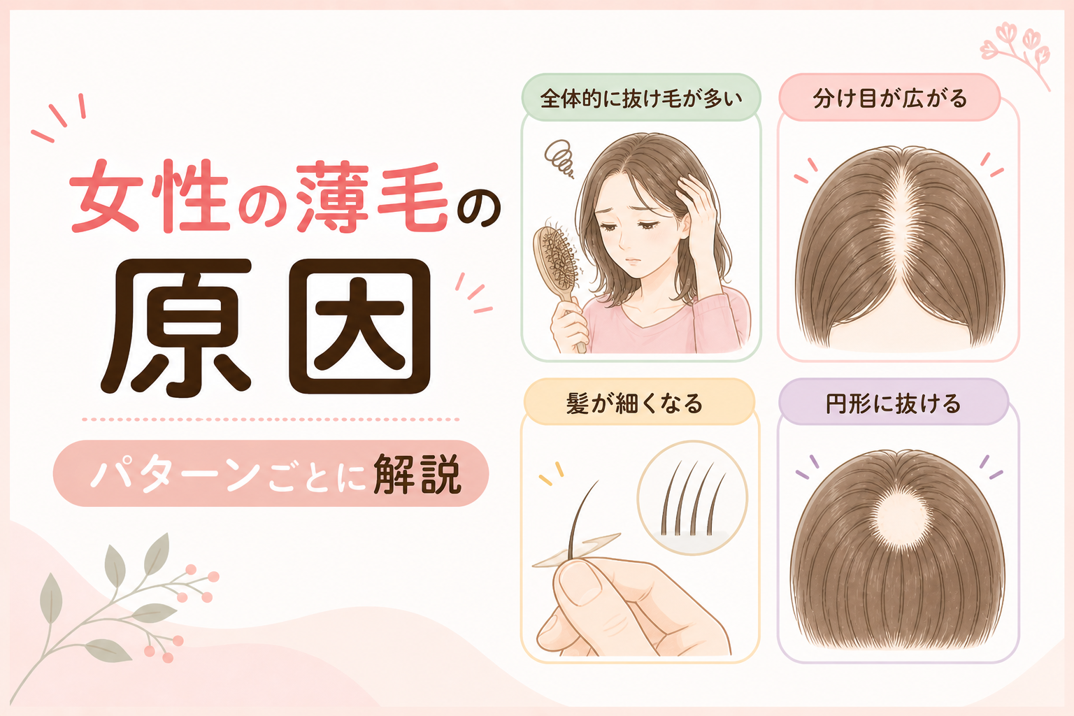 女性　薄毛　原因