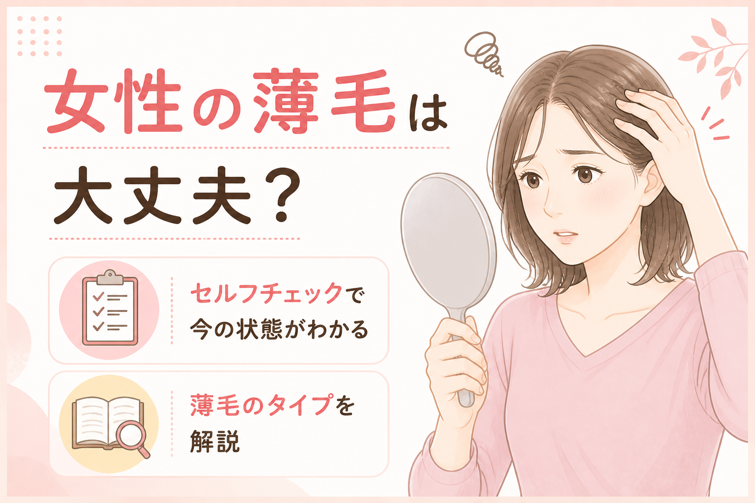 女性 薄毛 悩み