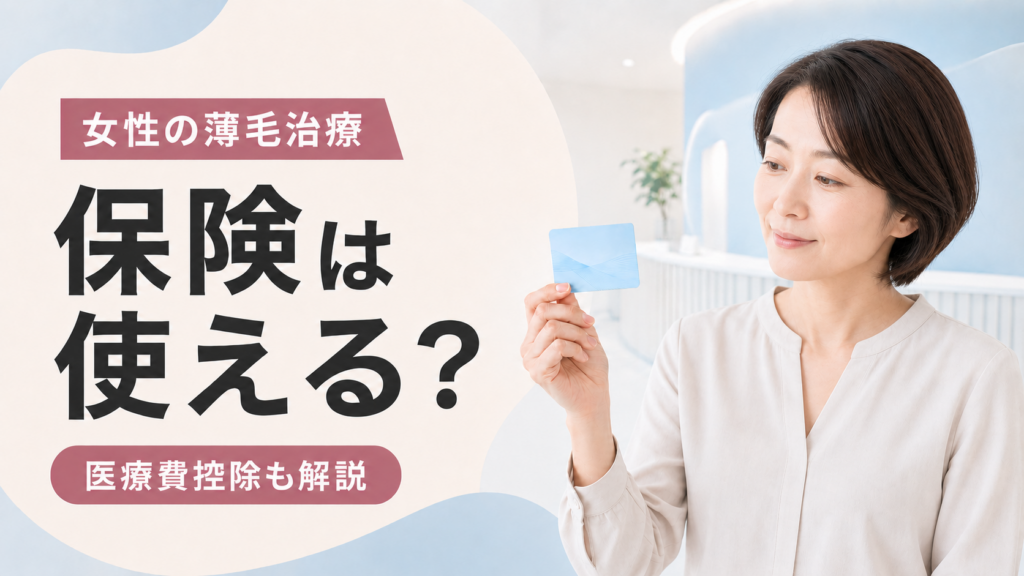 女性 薄毛治療 保険適用